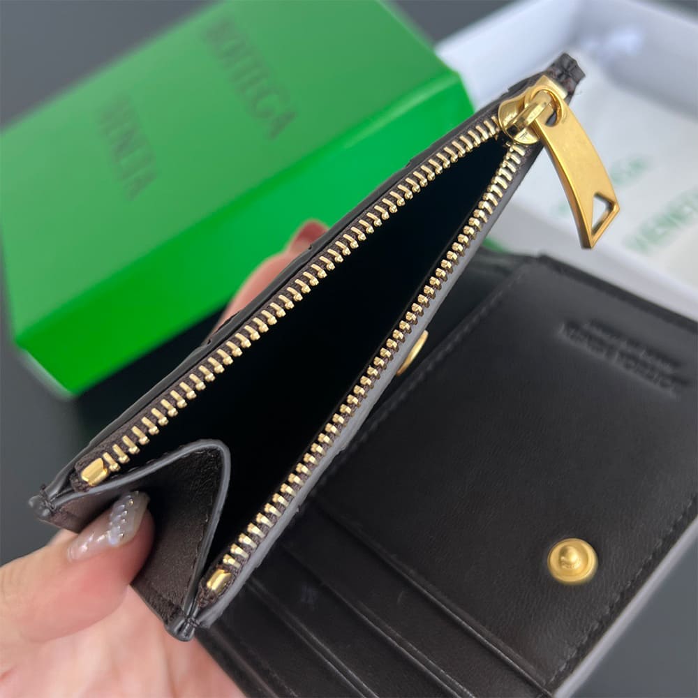 Intrecciato Small Bi-Fold Wallet(HIGH-END GRADE)