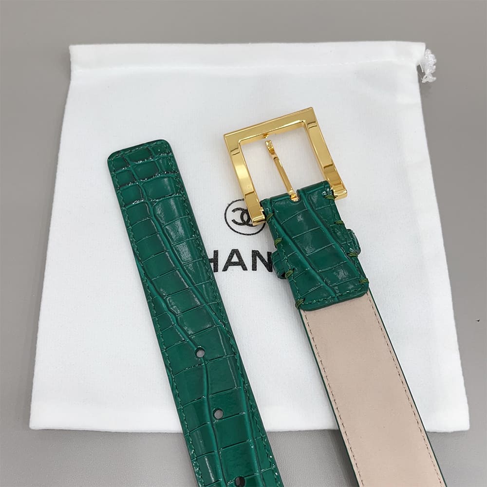 Ch**el Leather belt 30 mm