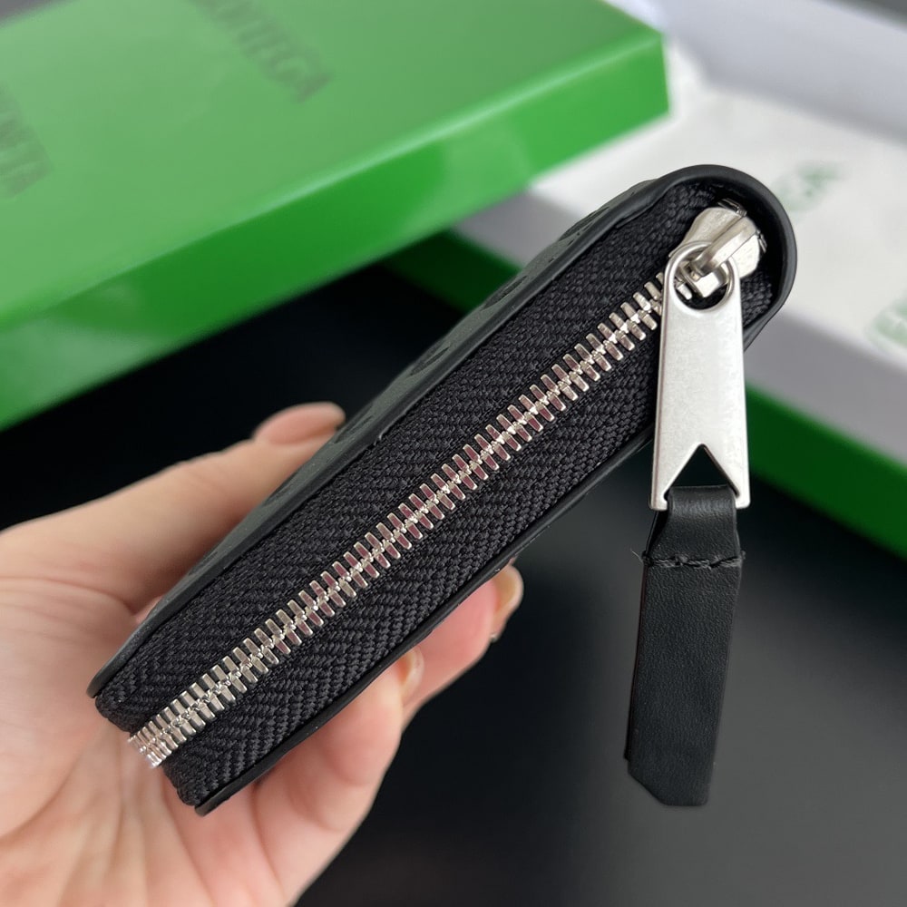B0tt*ga Ven*ta Intrecciato Piccolo Zip Around Wallet(HIGH-END GRADE)