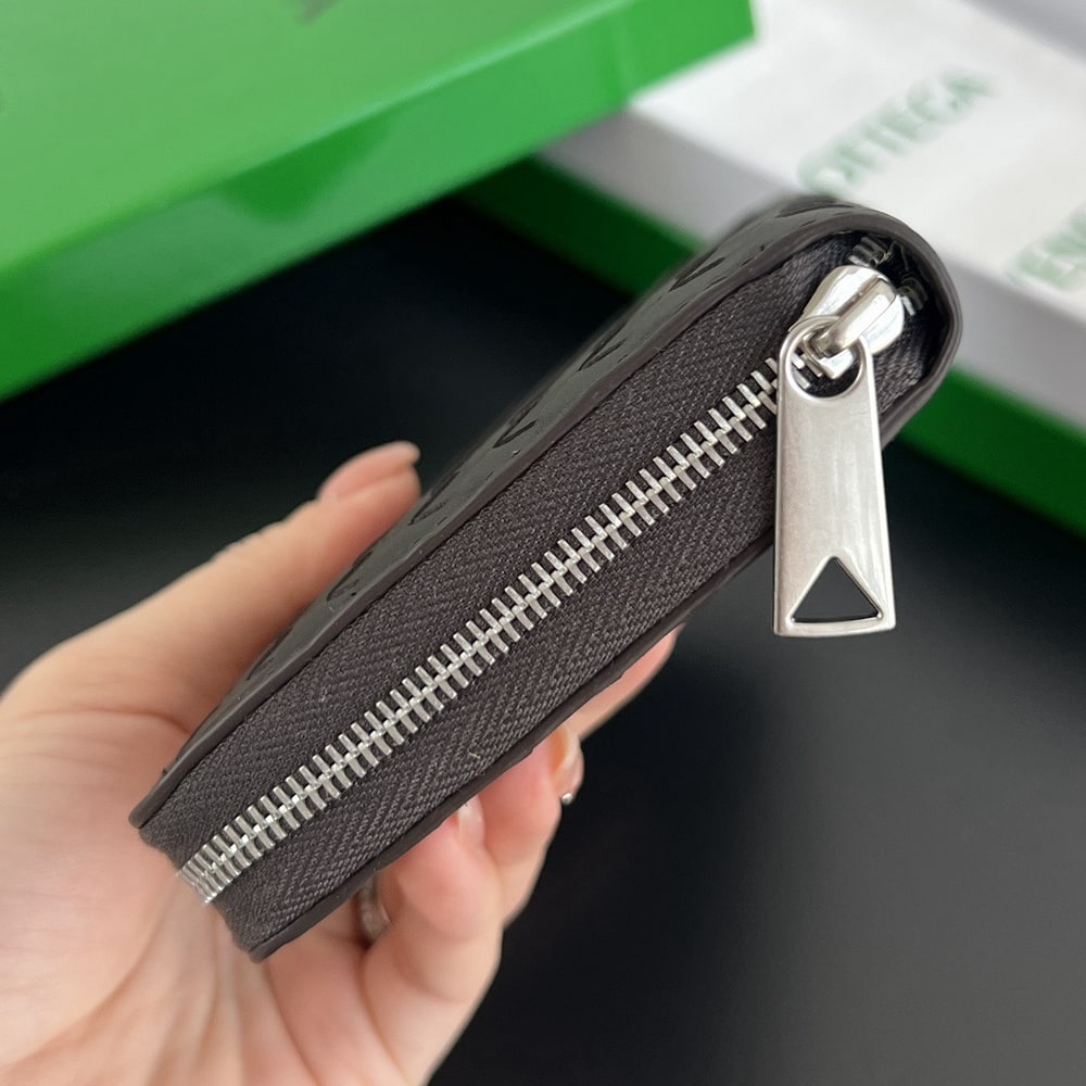 B0tt*ga Ven*ta Intrecciato Piccolo Zip Around Wallet(HIGH-END GRADE)