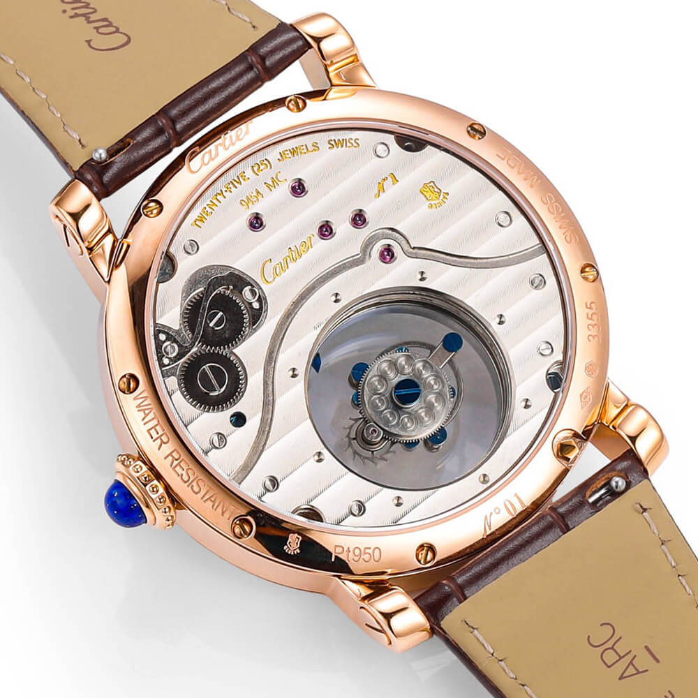 Rotonde de Ca*t1er Double Tourbillon watch