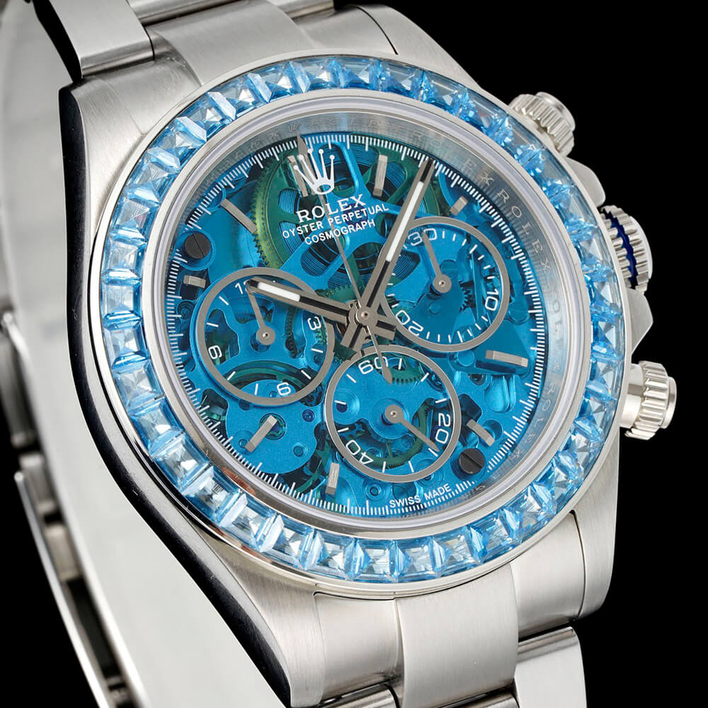 R01ex Diw Daytona skeleton dial