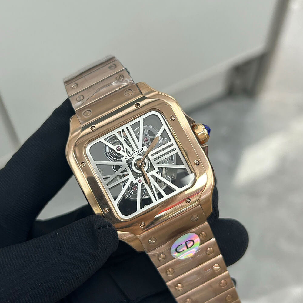 Ca*t1er Santos Skeleton Watch