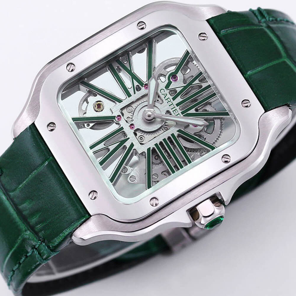Ca*t1er Santos Skeleton Watch