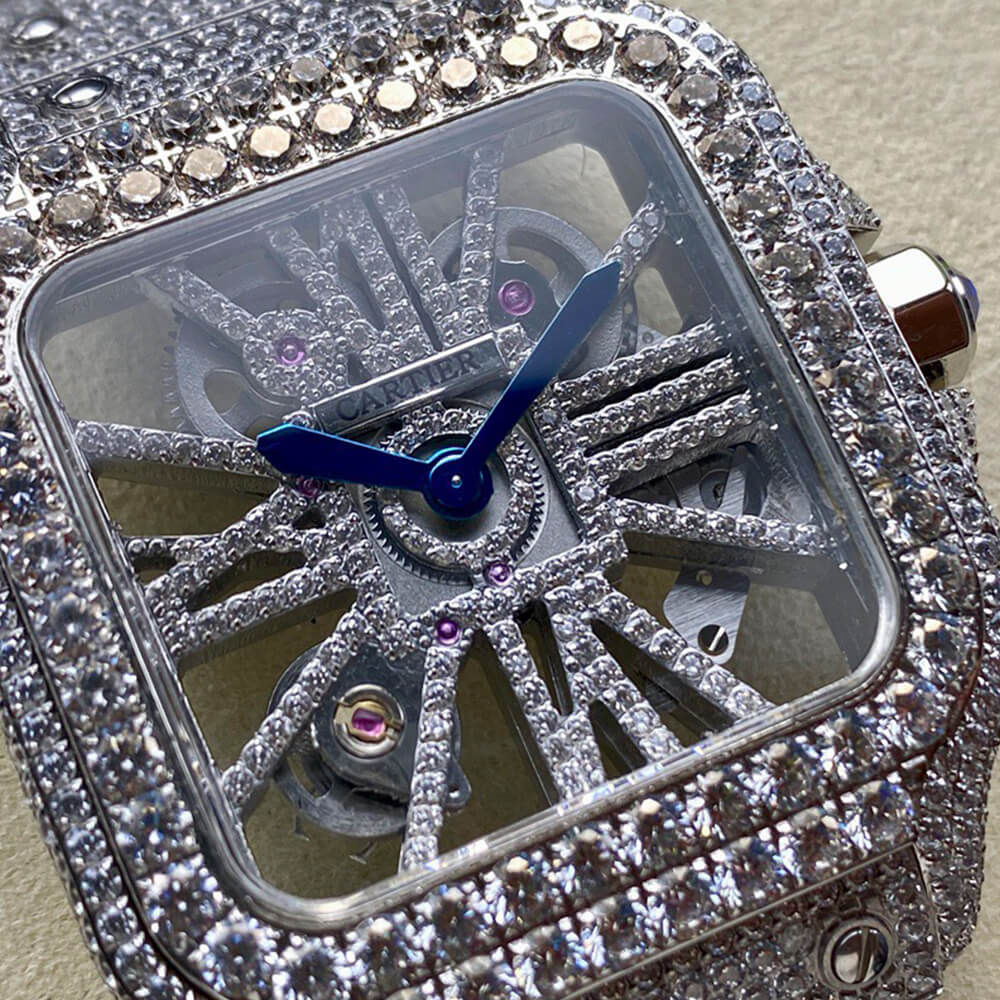 Ca*t1er Santos Skeleton Watch