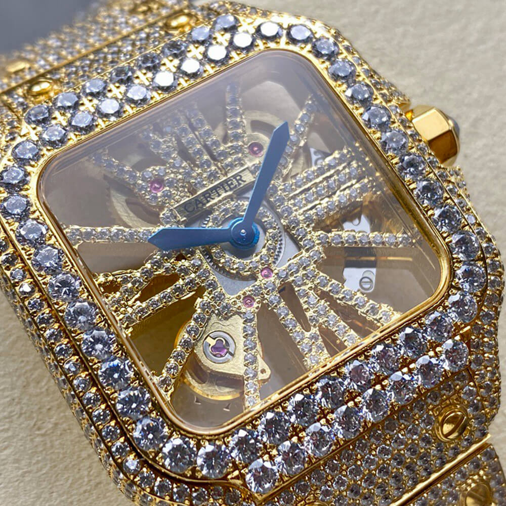 Ca*t1er Santos Skeleton Watch