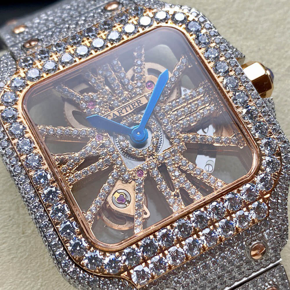 Ca*t1er Santos Skeleton Watch