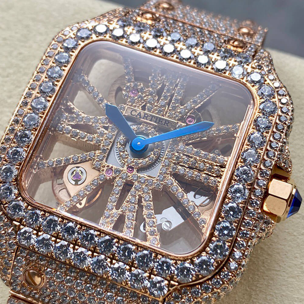 Ca*t1er Santos Skeleton Watch