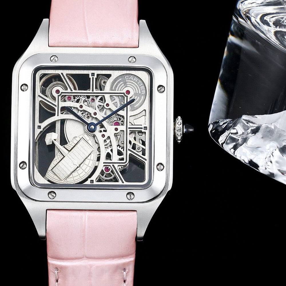 Ca*t1er Santos Skeleton Watch