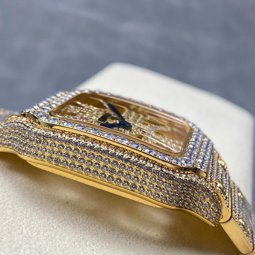 Ca*t1er Santos Skeleton Watch