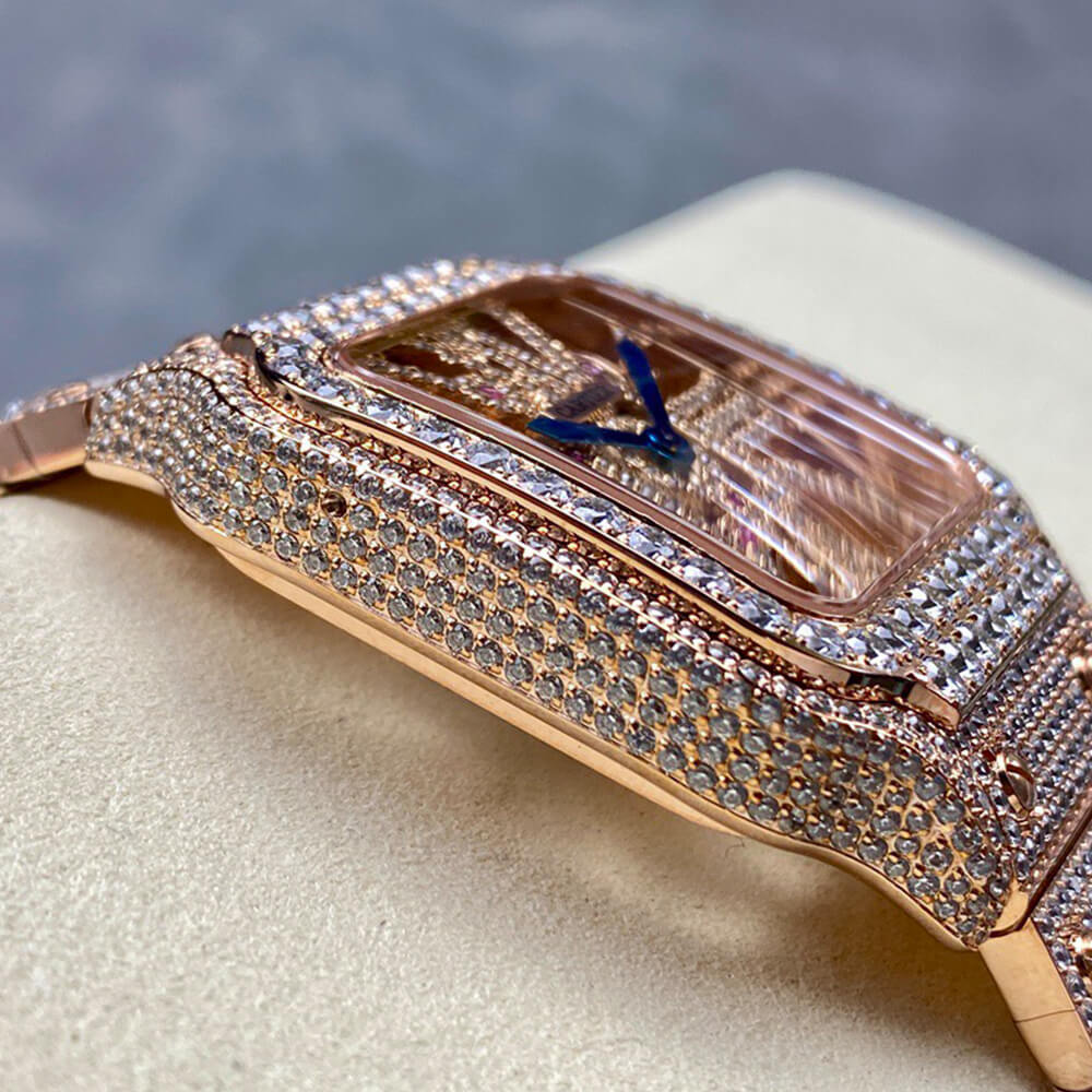 Ca*t1er Santos Skeleton Watch