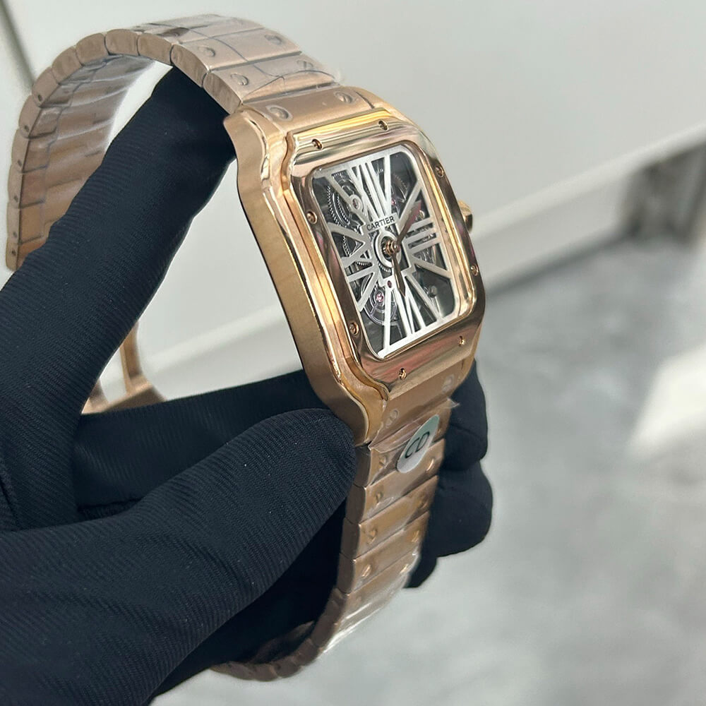 Ca*t1er Santos Skeleton Watch