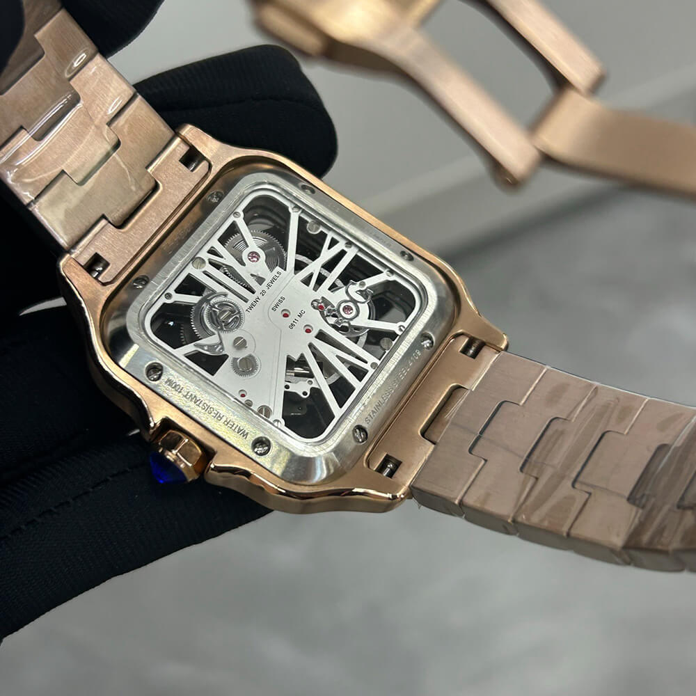 Ca*t1er Santos Skeleton Watch