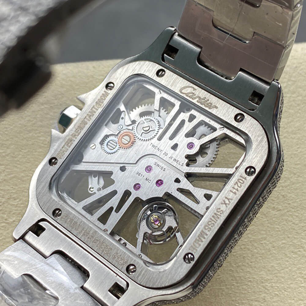 Ca*t1er Santos Skeleton Watch