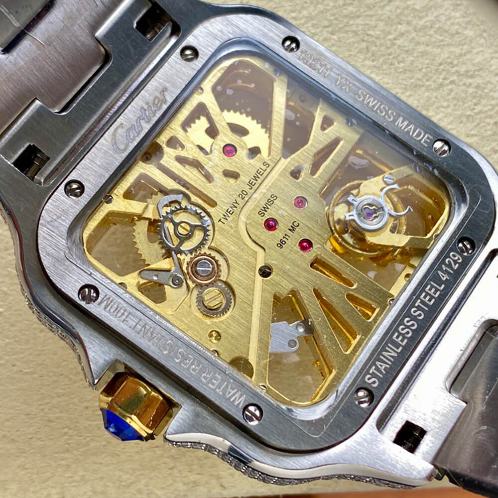 Ca*t1er Santos Skeleton Watch