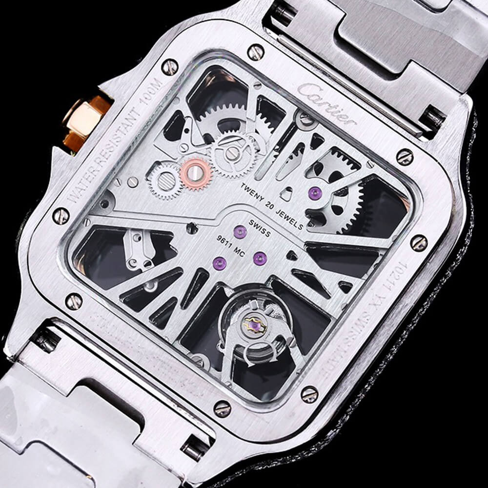Ca*t1er Santos Skeleton Watch