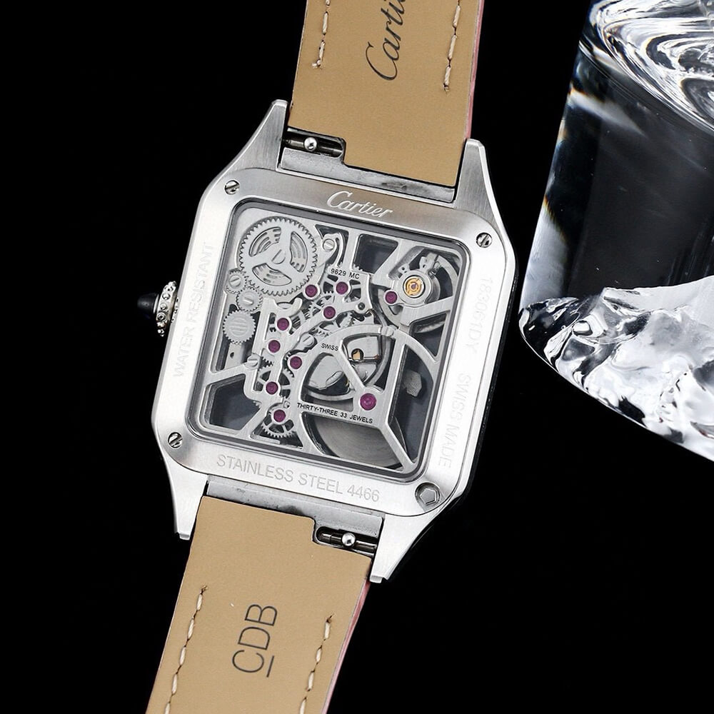 Ca*t1er Santos Skeleton Watch
