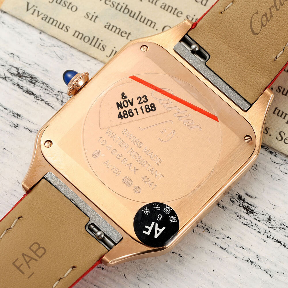 Ca*t1er Small Santos-Dumont watch