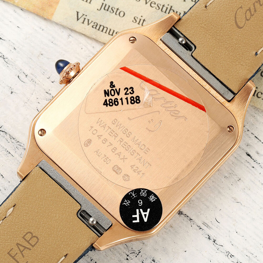 Ca*t1er Small Santos-Dumont watch
