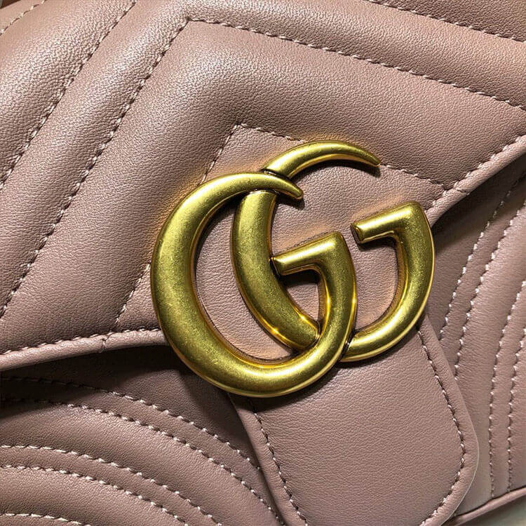 Gvc*1 GG Marmont Mini Top Handle Bag