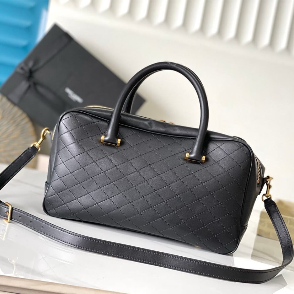Y51 LYIA DUFFLE IN QUILTED LAMBSKIN