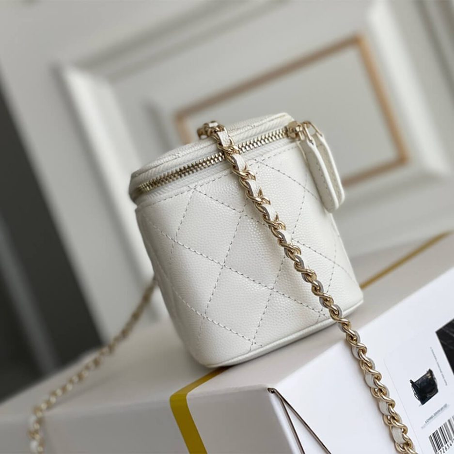 Ch**el long box cosmetic bag