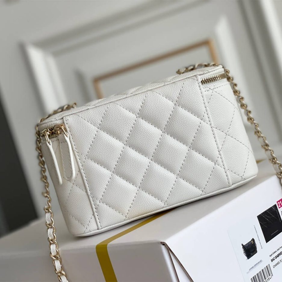 Ch**el long box cosmetic bag