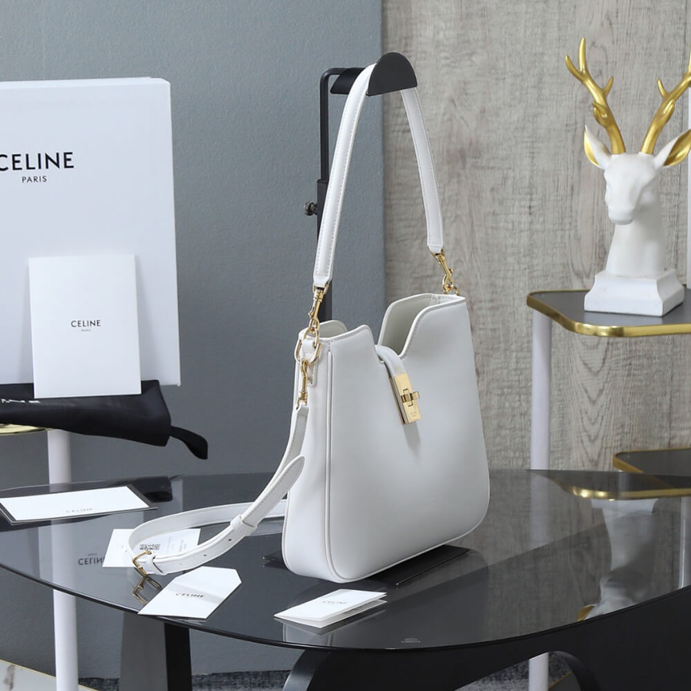 Ce1i*e SMALL CAMILLE 16 SOFT BAG IN SMOOTH CALFSKIN(HIGH-END GRADE)