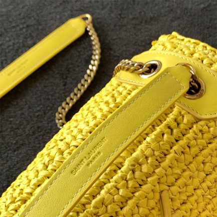 Sa1nt Lau*nt NIKI CHAIN MEDIUM IN RAFFIA(HIGH-END GRADE)