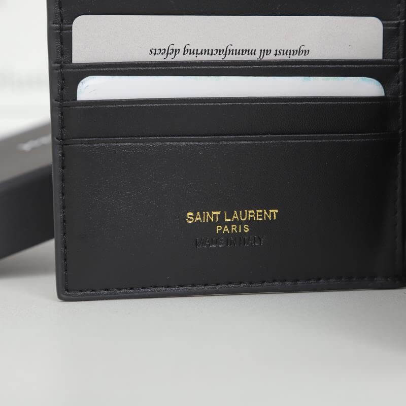 Y51 tiny cassandre wallet in crocodile embossed matte leather