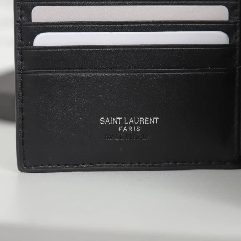 Y51 tiny cassandre wallet in crocodile embossed matte leather