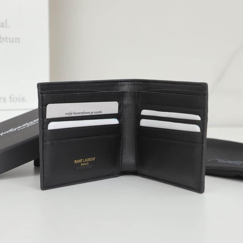 Y51 tiny cassandre wallet in crocodile embossed matte leather