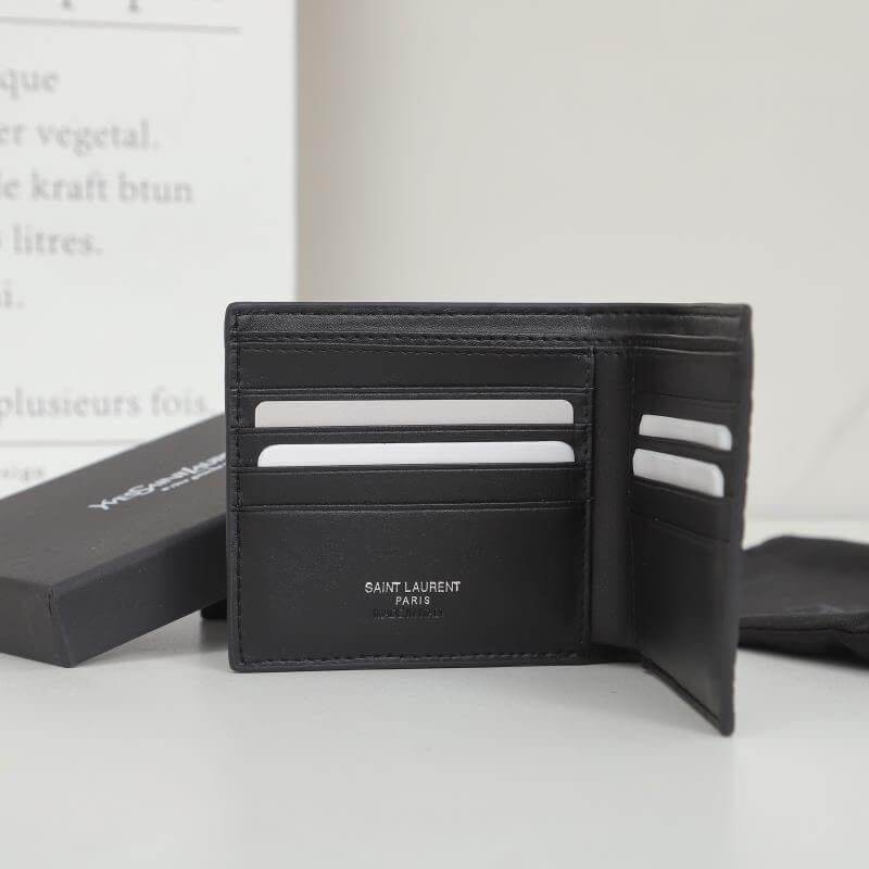 Y51 tiny cassandre wallet in crocodile embossed matte leather