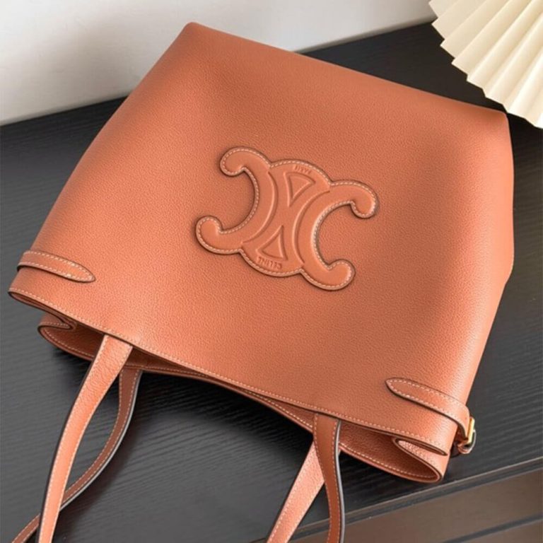 Ce1i*e SMALL CABAS ANAÏS CUIR TRIOMPHE in Grained calfskin