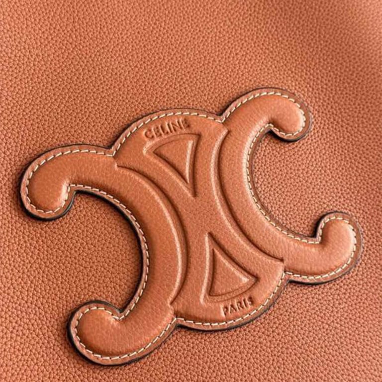 Ce1i*e SMALL CABAS ANAÏS CUIR TRIOMPHE in Grained calfskin