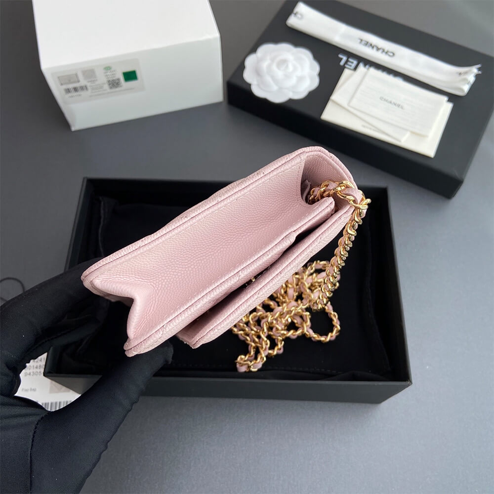 Ch**el Classic Wallet On Chain(high-end grade)
